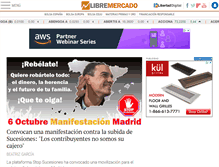 Tablet Screenshot of libremercado.com